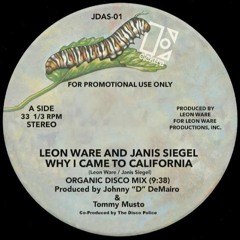 Why I Came To California - Leon Ware (Organic Disco Remix)