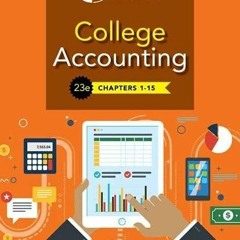 [PDF] College Accounting, Chapters 1- 15 TXT