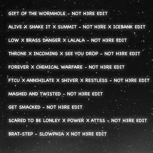 FTCU X ANNIHILATE X SHIVER X RESTLESS - NOT H3RE EDIT