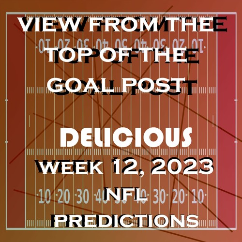 View From The Top Of The Goal Post: Week 12 NFL Predictions