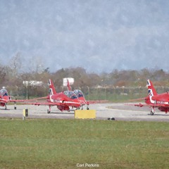 Red Arrows Hawk T1s