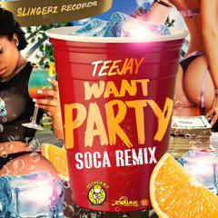 Teejay - Want Party Soca 2021 Remix (Slingerz Records)