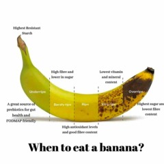 When to eat a banana?