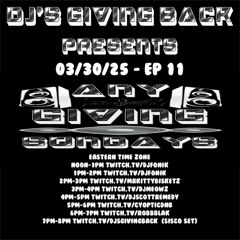 Fonik - Any Giving Sundays - 03.30.2025