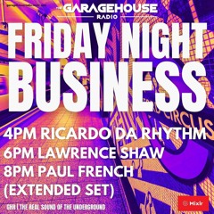 RDR Guest Show on Garage House Radio 28th April 2023