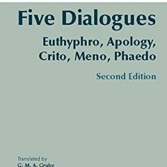Audiobook Plato Five Dialogues Euthyphro, Apology, Crito, Meno, Phaedo