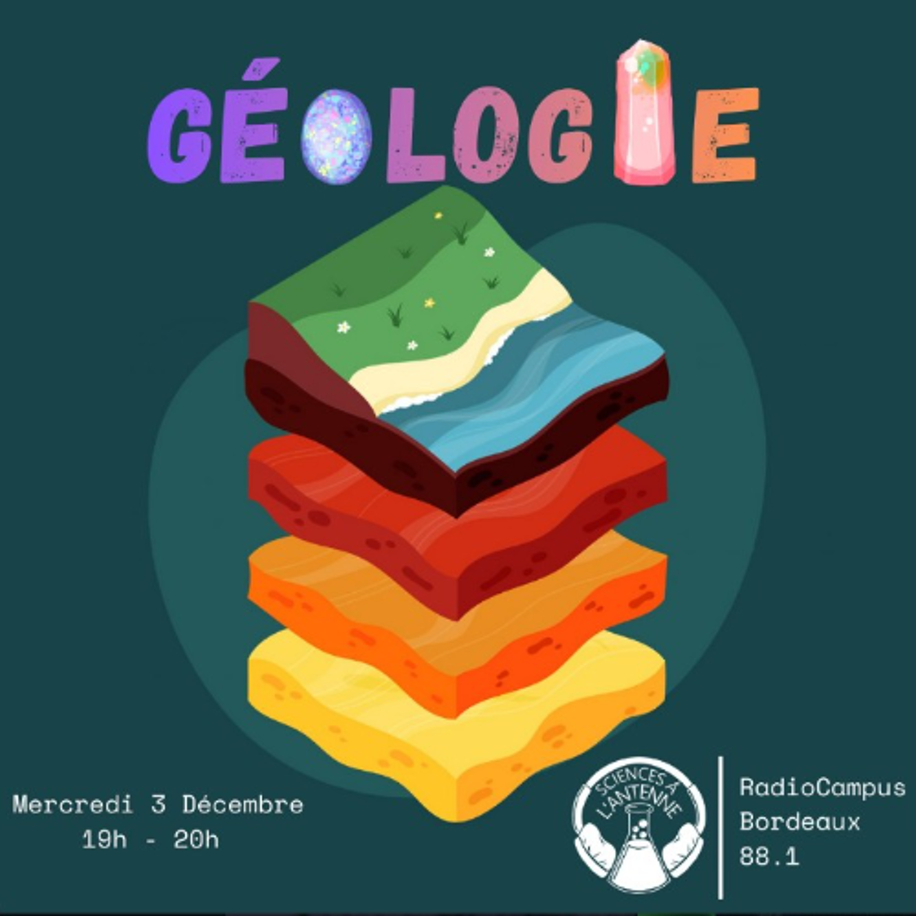 Sciences à l'Antenne - Minéralogie/Géologie  - 03/12/2025 episode artwork