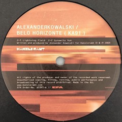 Alexander Kowalski - Lightning Field [Kanzleramt Music]