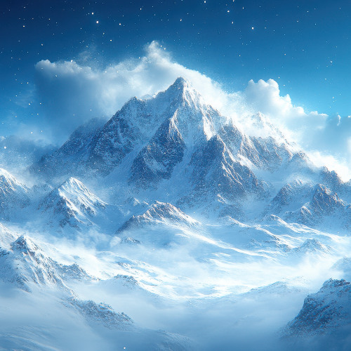 Udemy Extra Challenge - Snow capped mountain