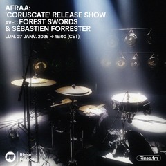 Afraa: 'Coruscate' release show avec Forest Swords & Sébastien Forrester - 27 Janvier 2025