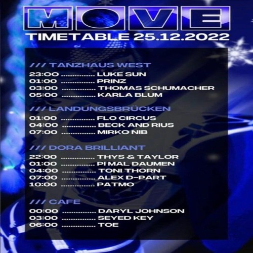 Daryl Johnson @ MOVE FRANKFURT XMAS RAVE