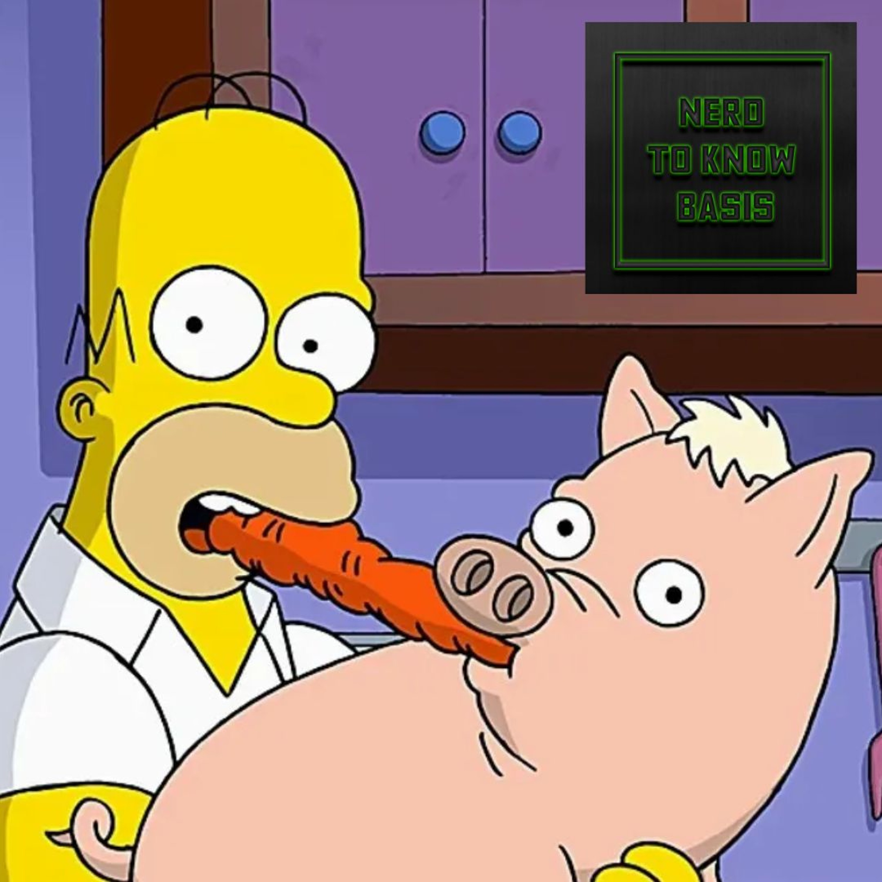Nerd To Know Basis #101 🤓: "Homer's Odyssey: Unveiling The Simpsons Movie" episode artwork