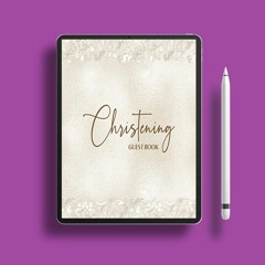 Baby Christening Guest Book: Baptism Guestbook to Sign-in Prayers, Blessings & Wishes for Baby