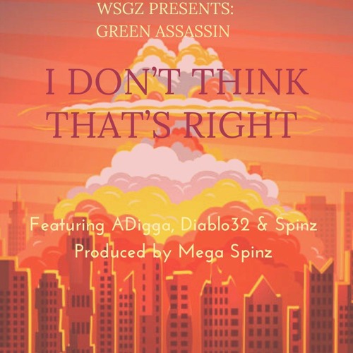 I DONT THINK THATS RIGHT Produced by @megaspinz #megaspinz #GreenAssasin #thecut203 #adigga