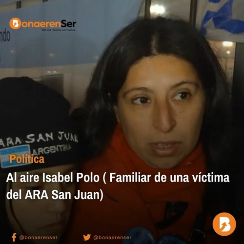 Isabel Polo (familiar de una víctima del ARA San Juan)