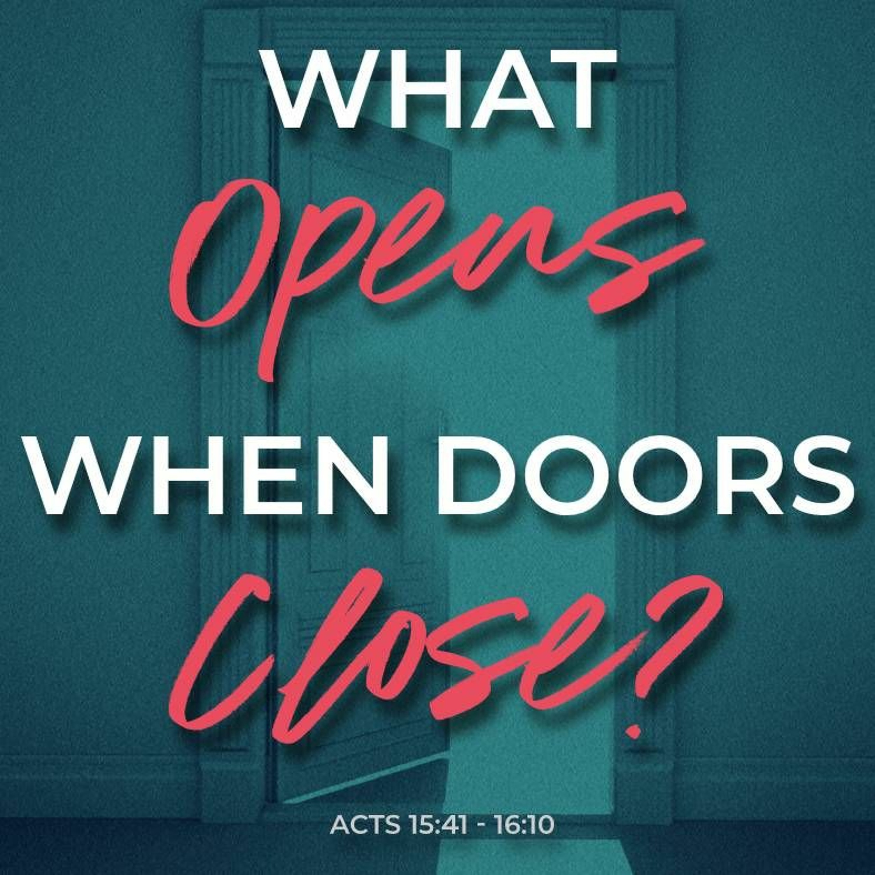 Hans-Georg Hoprich: What Opens When Doors Close? (Acts 15:41-16:10) episode artwork