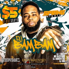 $5 Wednesdays Ft Dj Bam Bam At Underground Lounge 4.19.23