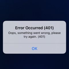 Error Occurred（401）