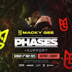 DNB COLLECTIVE PRESENTS: MACKY GEE PHASES CARDIFF (HZ B2B GRIBR ENTRY)