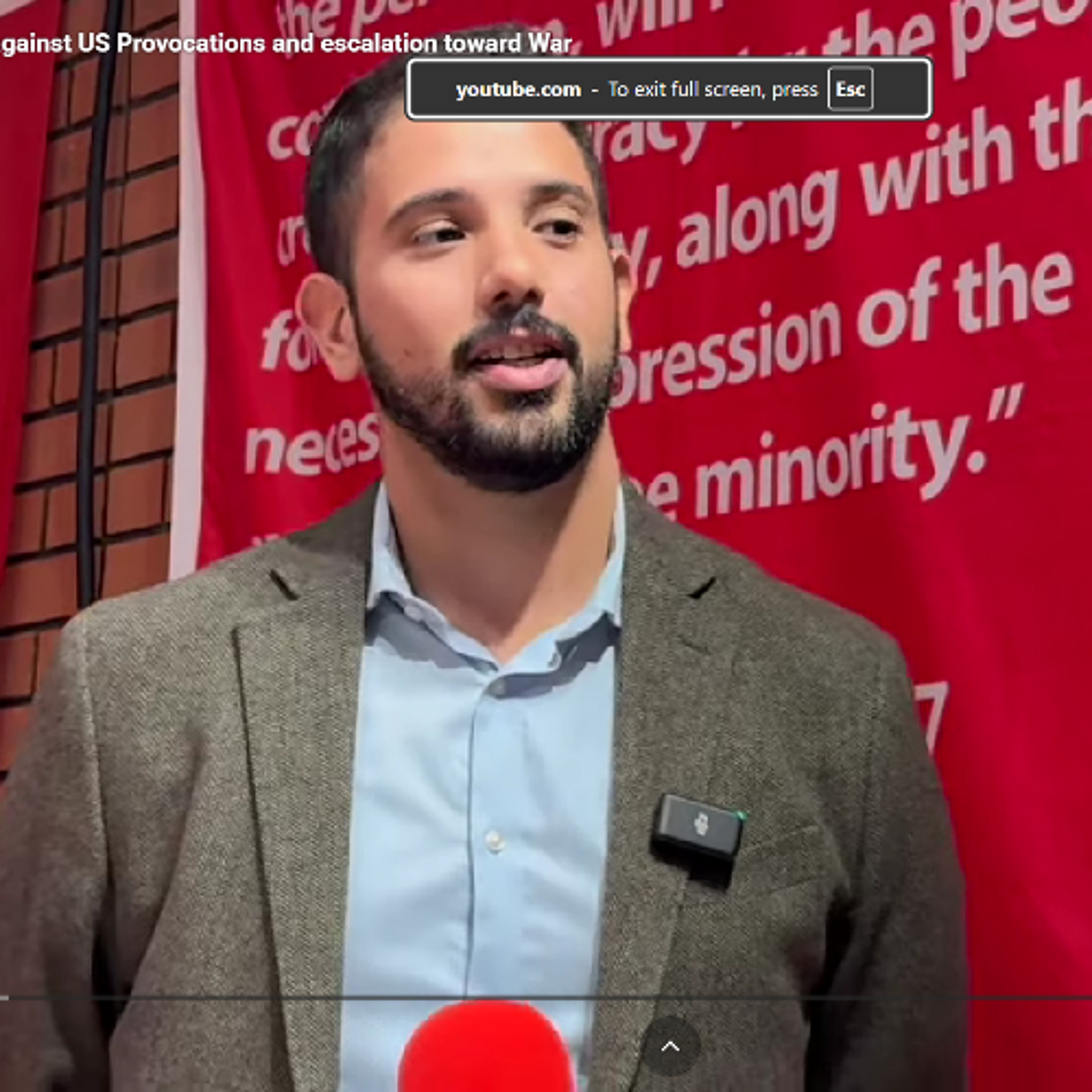 Venezuela speaks out against US provocations and escalation towards war