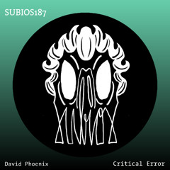 David Phoenix - Critical Error (Original Mix) [PREVIEW]