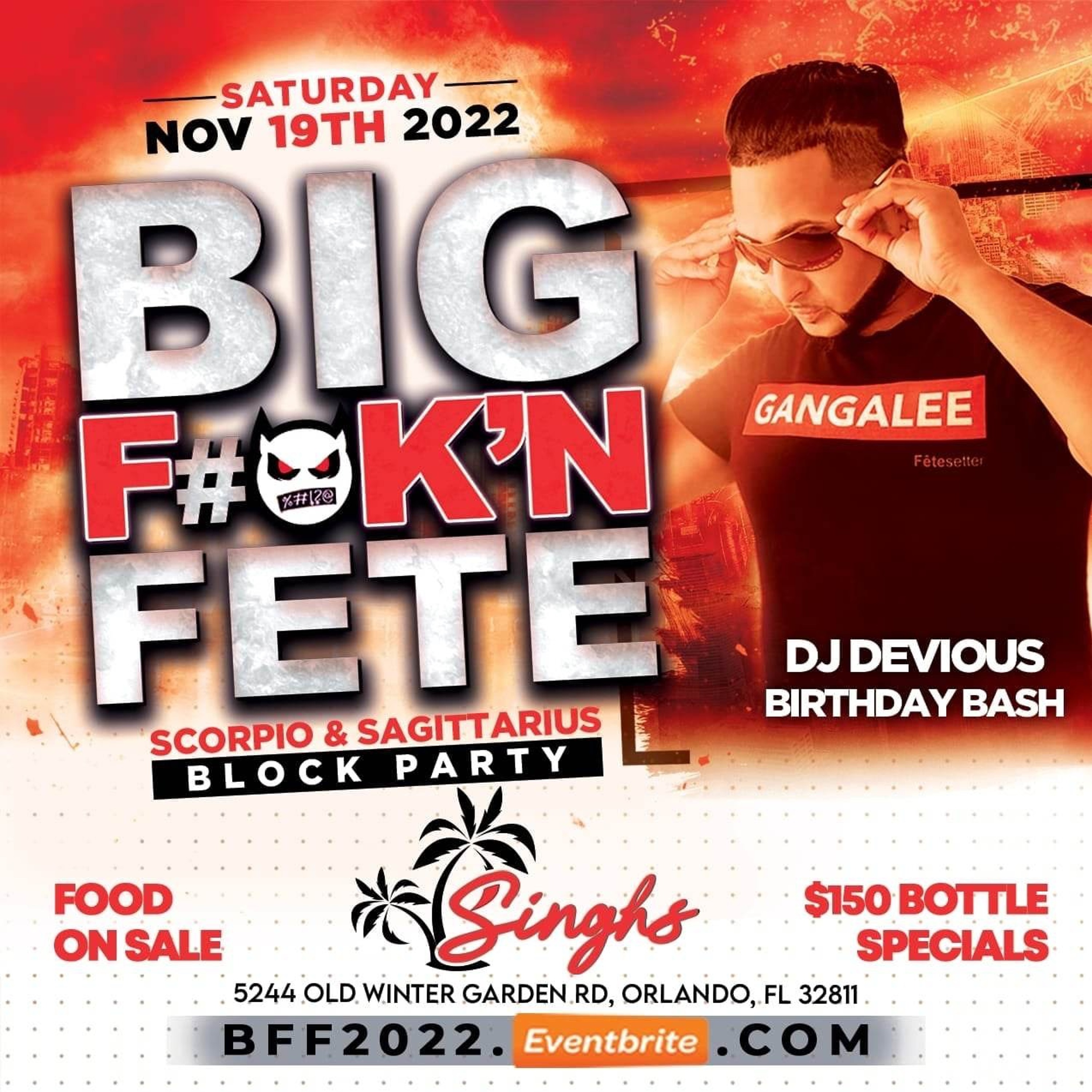 Big F#ck'n Fete Early Warm @ Singh's 11/19/22 #MassivFlo @whizzywhizz
