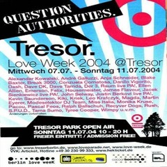 Danilo Vigorito, Justin Berkovi, John Selway - Live at Love Week, Tresor Park 09-07-2004