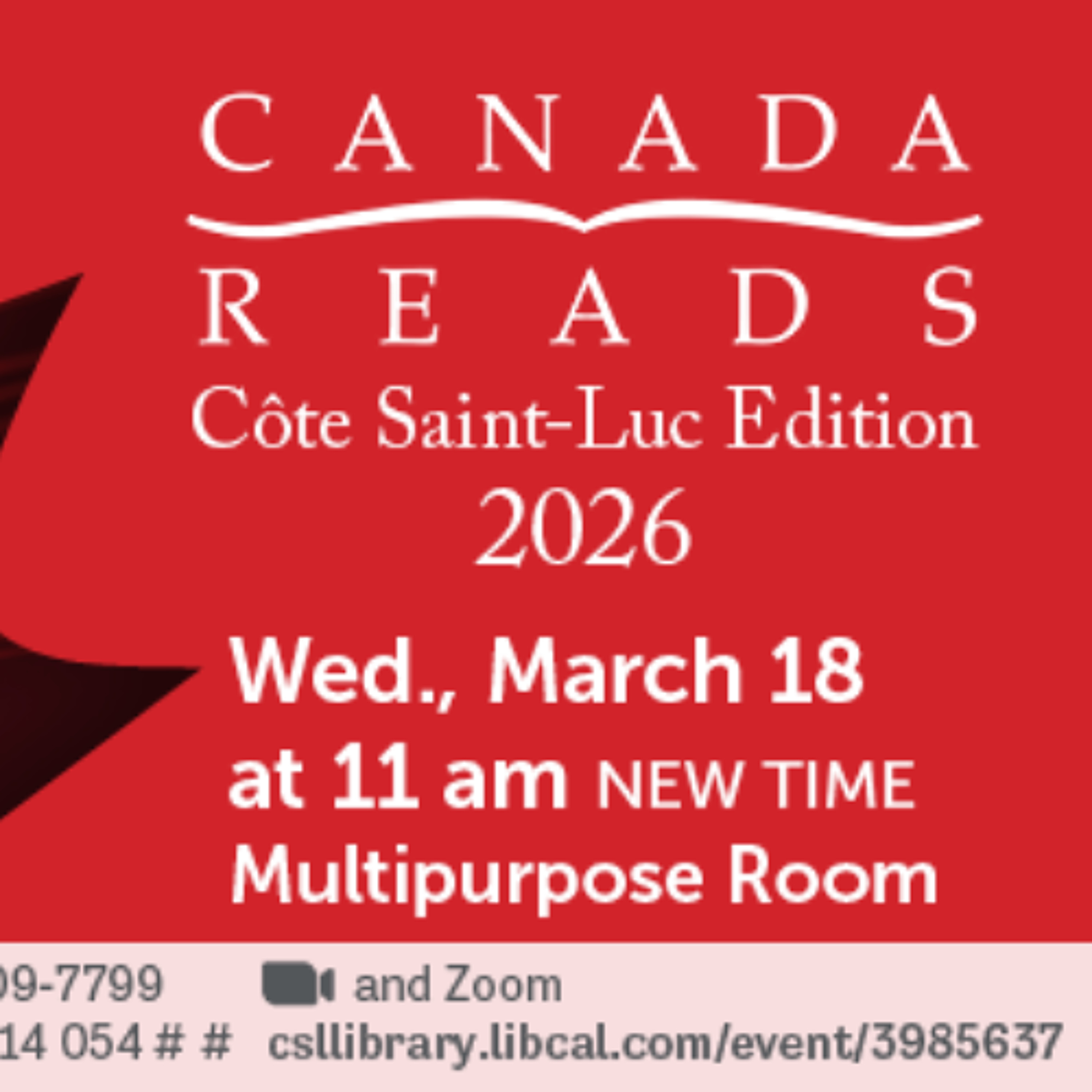 Canada Reads Debate 2026: Côte Saint-Luc Edition episode artwork