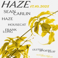Sean Carlin @ Haze, Ulster Sports Club 17/10/2025
