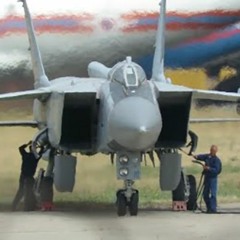 Mig - 31   MIG - 31   Long Range Interceptor, Prepared, Startup And Takeoff. (256 Kbps)
