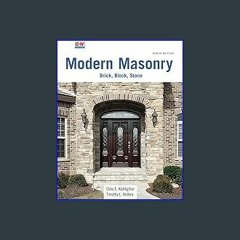 ??pdf^^ 📚 Modern Masonry: Brick, Block, Stone Book PDF EPUB