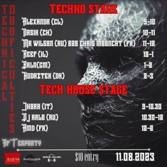 Technical Dooficulties Afterparty - Set Psytech - Studio Rendition - Bar94 - 11th August 2023