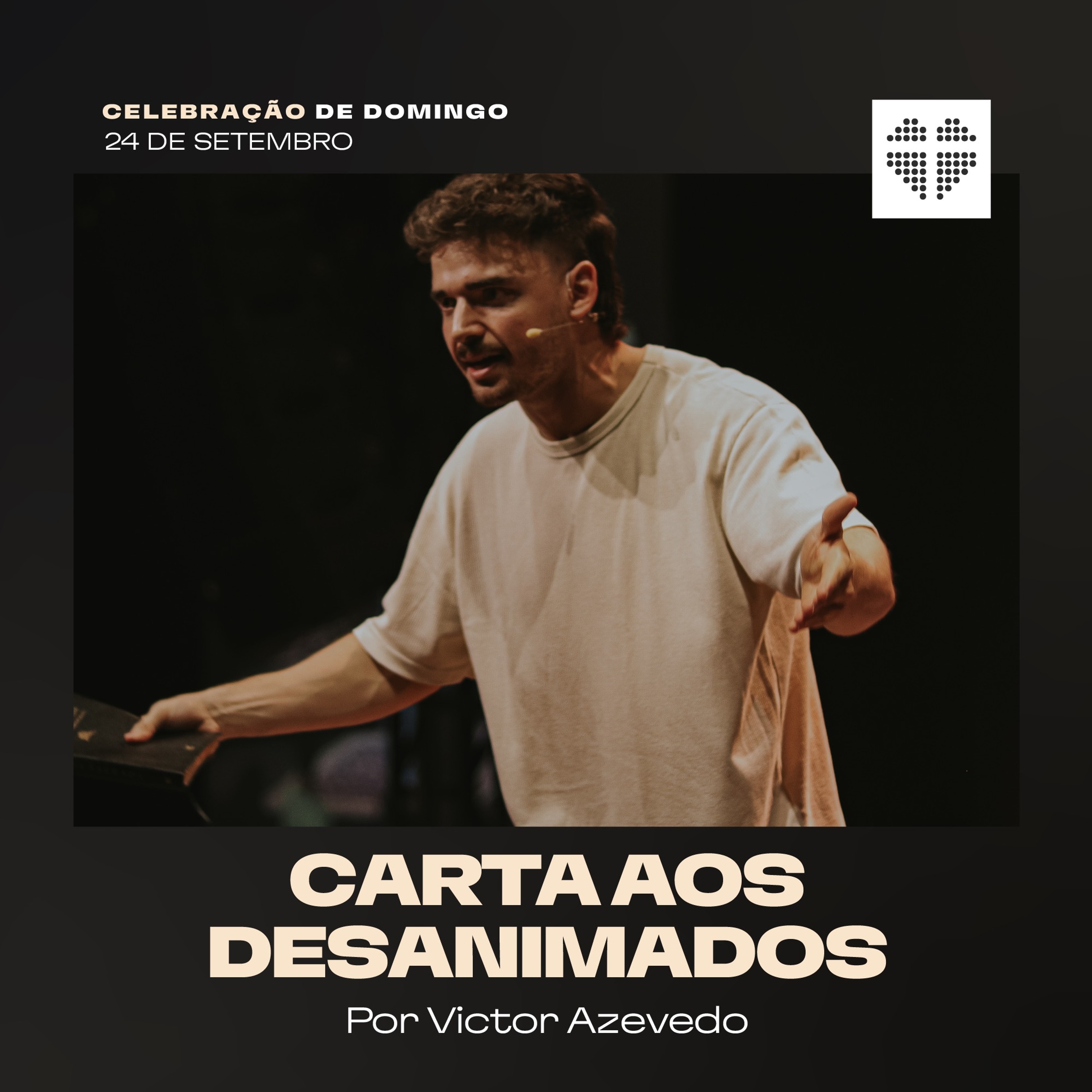 Carta aos Desanimados | Igreja Por Amor | Victor Azevedo | 24 de setembro de 2023 episode artwork