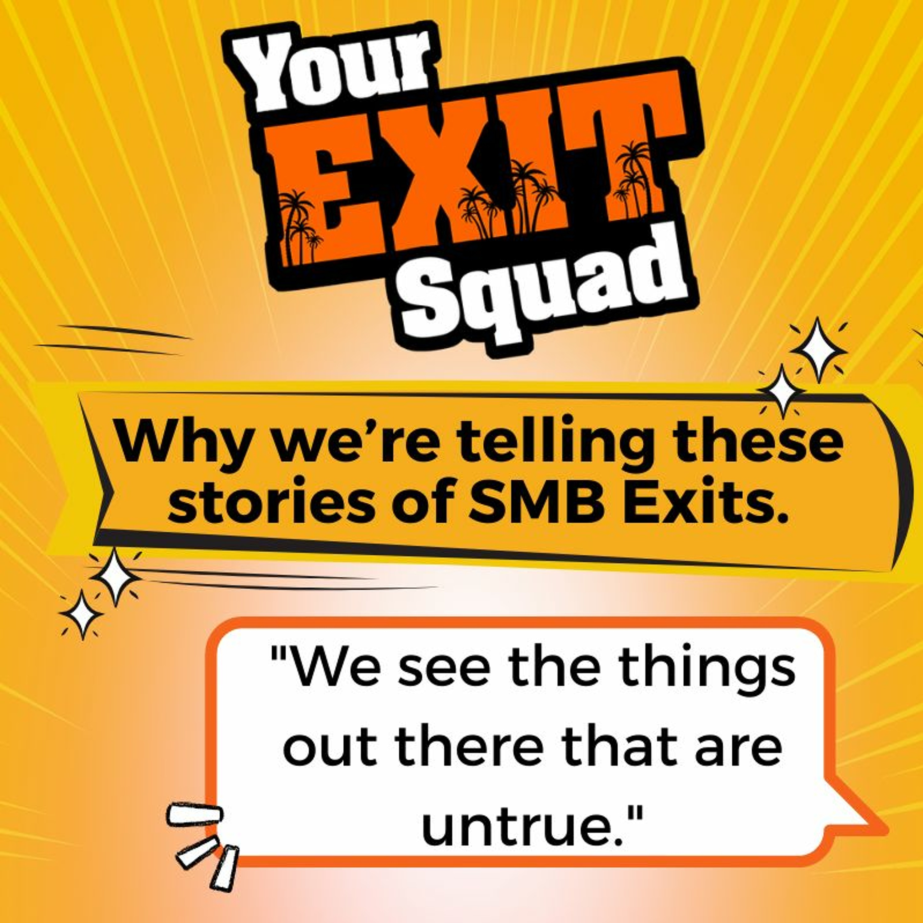 YES Ep 105 Why we are telling these stories of smallbiz exits. Hosts Mike and David