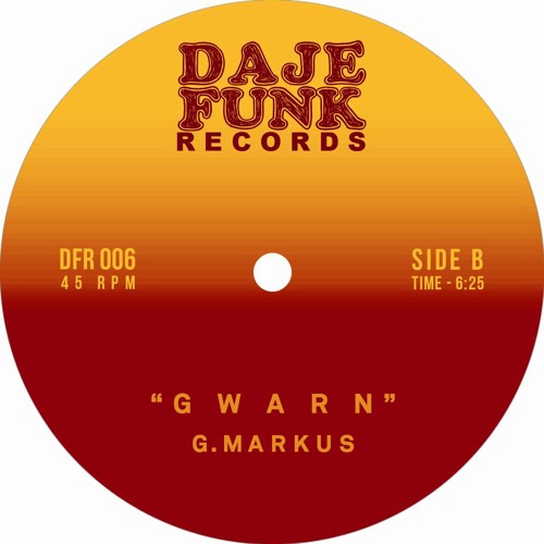 PREMIERE:  G. Markus - Gwarn [DFR006]
