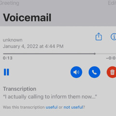 the last voicemail