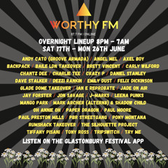 WORTHY FM 87.7 Glastonbury festival ianE