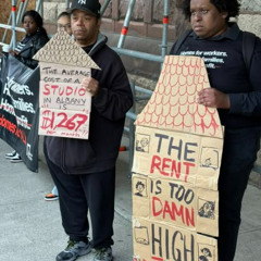 Tenants Rally in Albany vs HUD Cuts, To Expand Rent Control