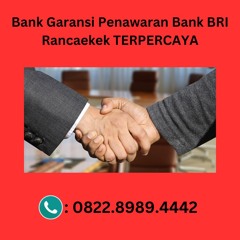 Bank Garansi Penawaran Bank BRI Rancaekek TERPERCAYA, WA 0822-8989-4442