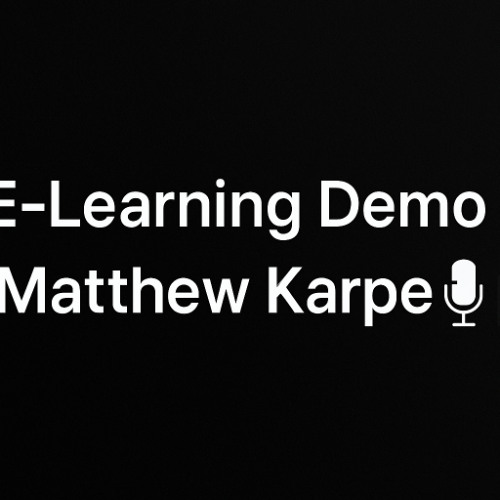 Matthew Karpe – E-Learning Demo