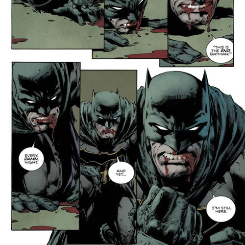„if someone can be saved, i have try“ Batman speech x Welcome and Goodbye