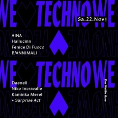 KΛMIПKΛ MΣЯΣL @ WE LOVE TECHNO in DerWeisseHase BERLIN 22112K25