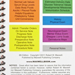 Download ️Book⚡️ Maxwell Quick Medical Reference