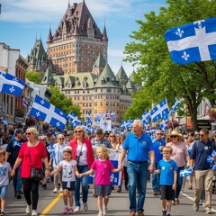 LE 24 JUIN  (avec la voix de Mario de Gaspésie) (Chanson pour Le Québec)