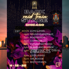Back Stage Raid Train Chicago 4.12.25