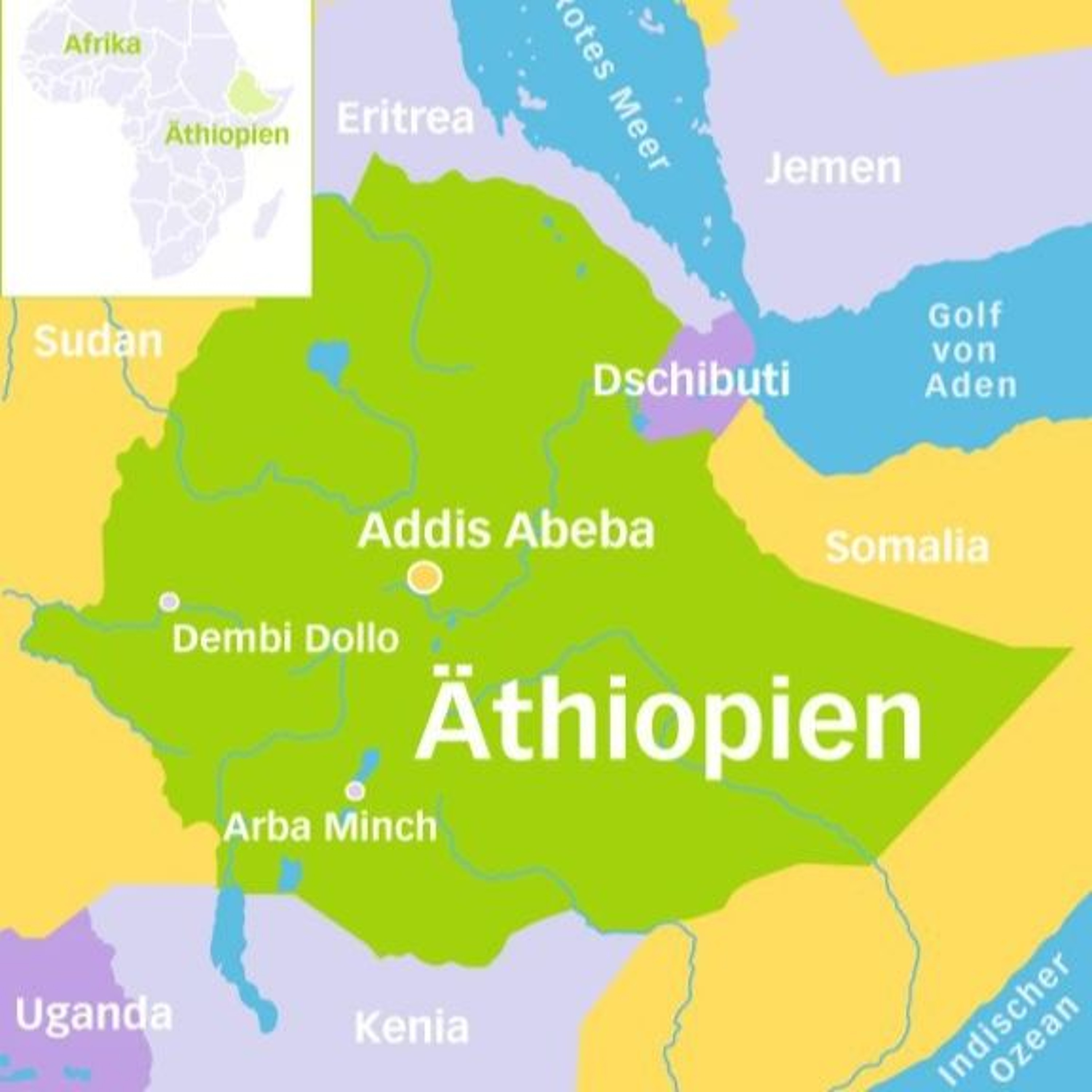 Schul-Partnerschaft der Landeskirche Anhalts nach Dembi Dolo in Äthiopien