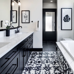 Why Choose Black Frames for Small Bathrooms Seeking Visual Depth