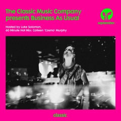 Business as Usual September 2020: Luke Solomon + Colleen 'Cosmo' Murphy