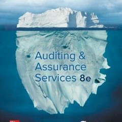 [Access] PDF 📃 ISE Auditing & Assurance Services (ISE HED IRWIN ACCOUNTING) by  Timo