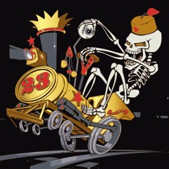 Skeleton Steam Train